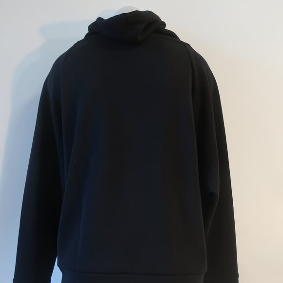 Womens Chico's Black Zenergy Sueded Drawstring Scuba Cowl Neck Pullover 2 US/L - Picture 8 of 10